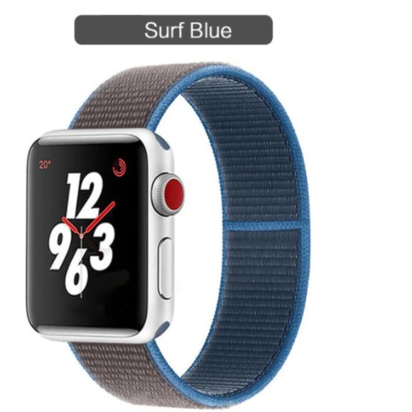 NEW BAND Surf Blue Strap Loop For Apple Watch - Picture 3 of 6